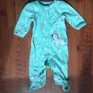 Long Sleeve Zebra Onsie